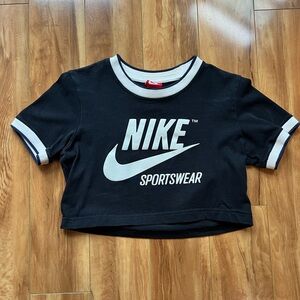 Nike Black Crop Top - XS